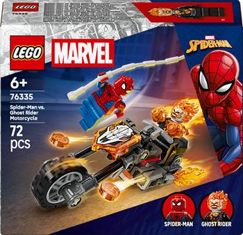 LEGO Super Heroes Marvel (76335). Spider-Man vs. Ghost Rider in motocicletta  LEGO 2025 | Libraccio.it