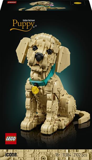 LEGO Icons (11384). Cucciolo di Golden Retriever  LEGO 2026 | Libraccio.it