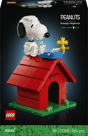 LEGO (21368). Peanuts: la Cuccia di Snoopy  LEGO 2026 | Libraccio.it