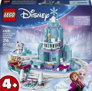 LEGO Disney Princess (43281). Castello di ghiaccio di Elsa e avve...