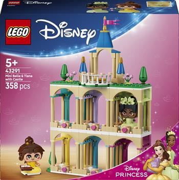 LEGO Disney Princess (43291). Mini-Belle e Mini-Tiana con Castello  LEGO 2026 | Libraccio.it