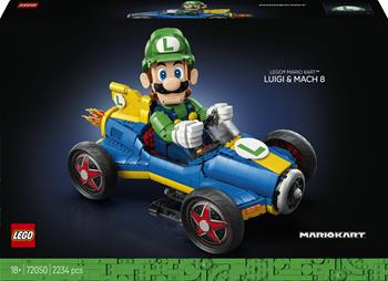LEGO (72050). Super Mario Mario Kart: Luigi e Mach 8  LEGO 2026 | Libraccio.it