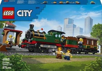 LEGO City (60511). Treno a vapore vintage  LEGO 2026 | Libraccio.it