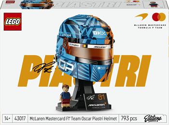 LEGO Editions (43017). Casco di Oscar Piastri McLaren  LEGO 2026 | Libraccio.it