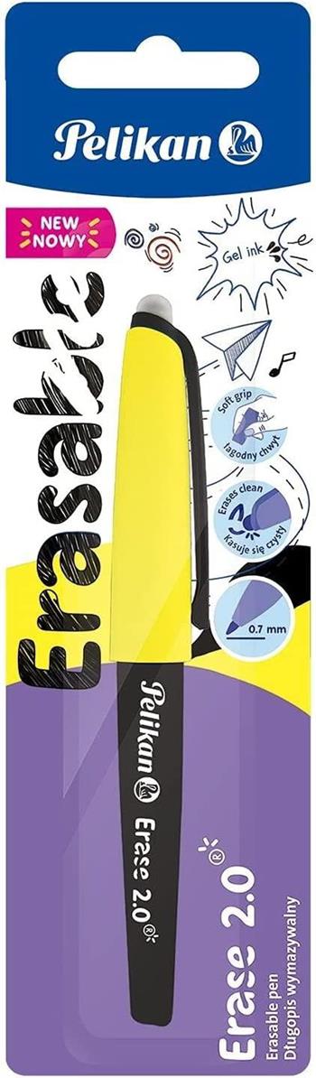 Pelikan Erase 2.0, Penna Cancellabile Ergonomica Roller, Nero, per Destrimani e Mancini, Punta M, Refill Nero Incluso  Pelikan 2022 | Libraccio.it