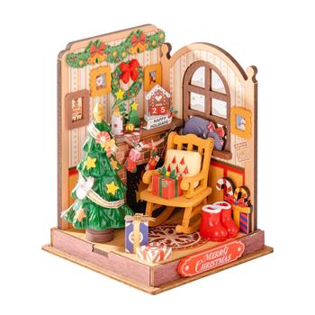 Christmas Fireplace - caminetto di Natale. Robotime  Robotime 2025 | Libraccio.it