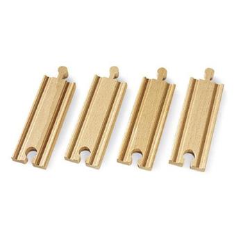 BRIO WORLD - Binari Dritti Corti, Accessori per Pista Trenino BRIO, 4 pezzi, Età 3+ Anni  Brio 2022 | Libraccio.it