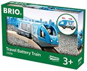 BRIO WORLD - Treno Passeggeri a Batterie, Veicoli per Pista Trenino BRIO, 3 Pezzi, Et&#224; 3+ Anni