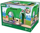 BRIO WORLD - Stazione Centrale, Accessorio per Pista Trenino BRIO, Set da 2 Pezzi, Et&#224; 3+ Anni