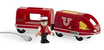 BRIO WORLD - Treno Passeggeri Ricaricabile con cavo USB, Veicoli per Pista Trenino BRIO, 4 Pezzi, Età 3+ Anni  Brio 2022 | Libraccio.it