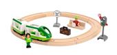 BRIO WORLD, Set Ferrovia Circolare, Pista Trenino con Accessori, 16 pezzi, Et&#224; 3+ Anni