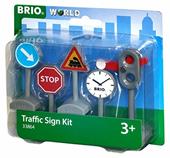 BRIO WORLD - Kit Segnaletica Ferroviaria, Accessorio per Pista Trenino BRIO, 5 Pezzi, Et&#224; 3+ Anni