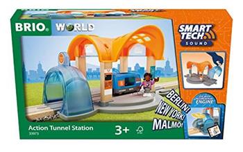 BRIO WORLD - Stazione Ferroviaria con Tunnel Azione Smart Tech Sound, Accessorio per Pista Trenino BRIO  Brio 2022 | Libraccio.it