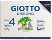 Album da disegno carta liscia Giotto Album Disegno 4 24 fogli 224 g/m2 - 33x48cm
