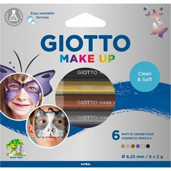 Matite cosmetiche Giotto Make Up colori classici. Confezione 6 colori  Giotto 2019 | Libraccio.it