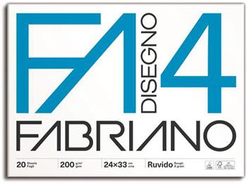 Fabriano Blocco FA/4 20 Fogli 24x33 cm ruvidi  Fabriano 2023 | Libraccio.it