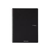 Quaderno Fabriano Ecoqua A4 spiralato neutro nero