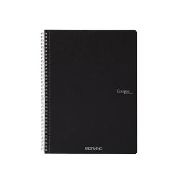 Quaderno Fabriano Ecoqua A4 spiralato neutro nero  Fabriano 2026 | Libraccio.it
