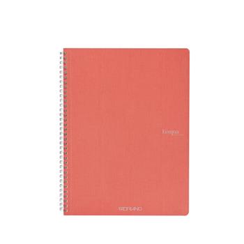 Quaderno Fabriano Ecoqua A4 spiralato a quadretti flamingo  Fabriano 2026 | Libraccio.it