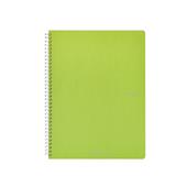 Quaderno Fabriano Ecoqua A4 spiralato a quadretti lime