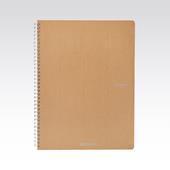 Quaderno Fabriano Ecoqua A4 spiralato a righe bruno