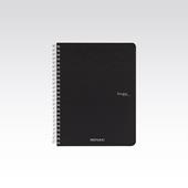 Quaderno Fabriano Ecoqua A5 spiralato a righe nero