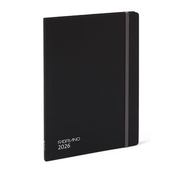 Agenda Fabriano 2026 Ispira Weekly 14.5X20.5 Black  Fabriano 2026 | Libraccio.it