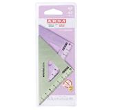 Coppia squadre 45°-60° 12 cm