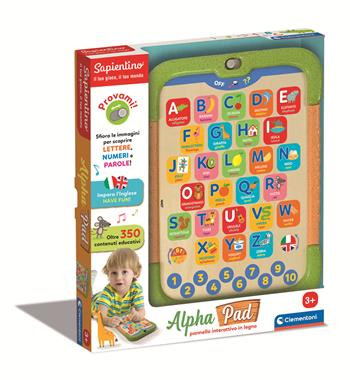 Sapientinoo Ela Alpha Pad - Legno  Clementoni 2023 | Libraccio.it