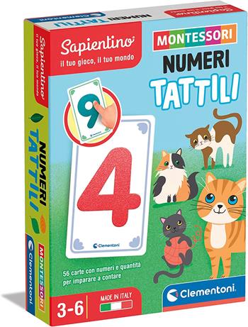 Montessori - Numeri Tattili (16436)  Clementoni 2023 | Libraccio.it
