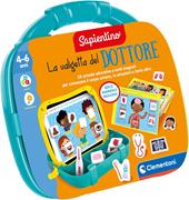 Clementoni Sapientino - Valigetta del Dottore, Kit Medico Bambini 4-6 Anni, Schede Educative