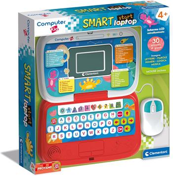 Clementoni - Computer Kid Smart Laptop Educativo Bambini 4+ Anni, 30 attivit&#224; Educative, Gioco Elettronico  Clementoni 2025 | Libraccio.it