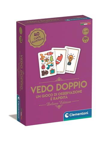 Clementoni: Ricreativi Giochi Di Carte Vedo Doppio Deluxe  Clementoni 2023 | Libraccio.it