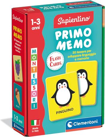 Clementoni Sapientino Baby Montessori - Carte Primo Memo, Gioco di Memoria Educativo Bambini 1-3 Anni, Carte Tattili  Clementoni 2025 | Libraccio.it