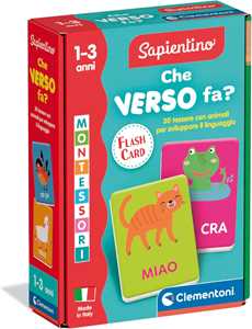 Clementoni Sapientino Montessori - Che Verso Fa, Gioco Educativo,...