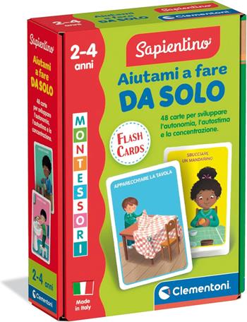 Clementoni Sapientino Montessori - Aiutami a Fare da Solo, Gioco Educativo con 48 Flashcards per Bambini 2-4 Anni  Clementoni 2025 | Libraccio.it