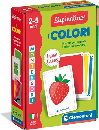 Clementoni Sapientino Montessori - Carte Colori, Gioco Educativo Montessori 2 5 Anni, Flashcards  Clementoni 2025 | Libraccio.it