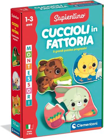 Clementoni Sapientino Baby - Cuccioli in Fattoria, Gioco Educativo Montessori per Bambini di 1-3 Anni  Clementoni 2025 | Libraccio.it