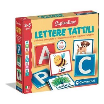 Montessori - Lettere Tattili (16855)  Clementoni 2025 | Libraccio.it