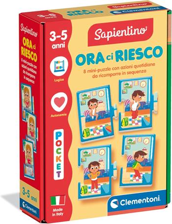 Clementoni Sapientino - Ora Ci Riesco, Gioco Educativo con Tessere Incastro per Bambini 2-4 Anni  Clementoni 2025 | Libraccio.it