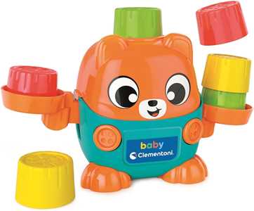 Clementoni Baby Montessori - Balancing Bear, Gioco Prima Infanzia...