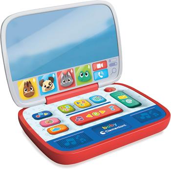 Clementoni Baby Mini Laptop, Computer Educativo Bambino 12-36 Mesi, Centro attivit&#224; Prima Infanzia, Insegna Lettere, Numeri  Clementoni 2025 | Libraccio.it