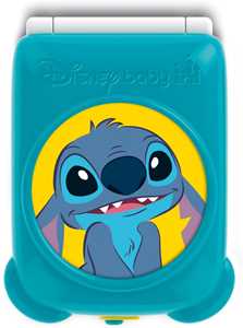 Clementoni Disney Baby - Stitch Flip Phone, Telefono Bambini 9-36...