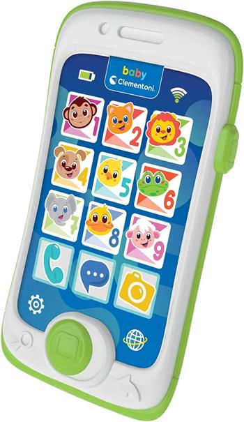 Clementoni Baby Smartphone Touch & Play, Telefono Bambini 12-36 Mesi, Centro attivit&#224; con 3 modalit&#224; di Gioco  Clementoni 2025 | Libraccio.it