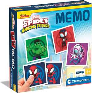 Clementoni - 18304 - Memo Marvel Spidey - Gioco Di Memoria E Asso...