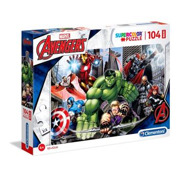 Marvel The Avengers 104 maxi pezzi Supercolor Puzzle  Clementoni 2022 | Libraccio.it