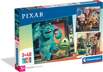 Clementoni - Puzzle per Bambini 3x48 Pezzi Supercolor, per Bambini 5+ Anni, Illustrazioni Disney Pixar, Idea Regalo  Clementoni 2025 | Libraccio.it