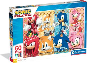 Clementoni - Puzzle per Bambini 60 Pezzi Supercolor, per Bambini 4+ Anni, Illustrazione del Cartone Sonic, Idea Regalo  Clementoni 2025 | Libraccio.it