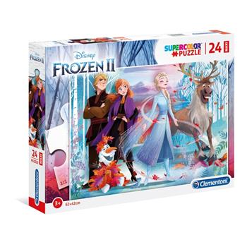 Disney Frozen 2 24 maxi pezzi Supercolor Puzzle  Clementoni 2021 | Libraccio.it