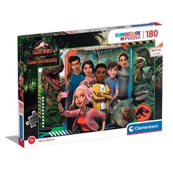 Puzzle 180 pezzi. Jurassic World Camp Cretaceus  Clementoni 2022 | Libraccio.it